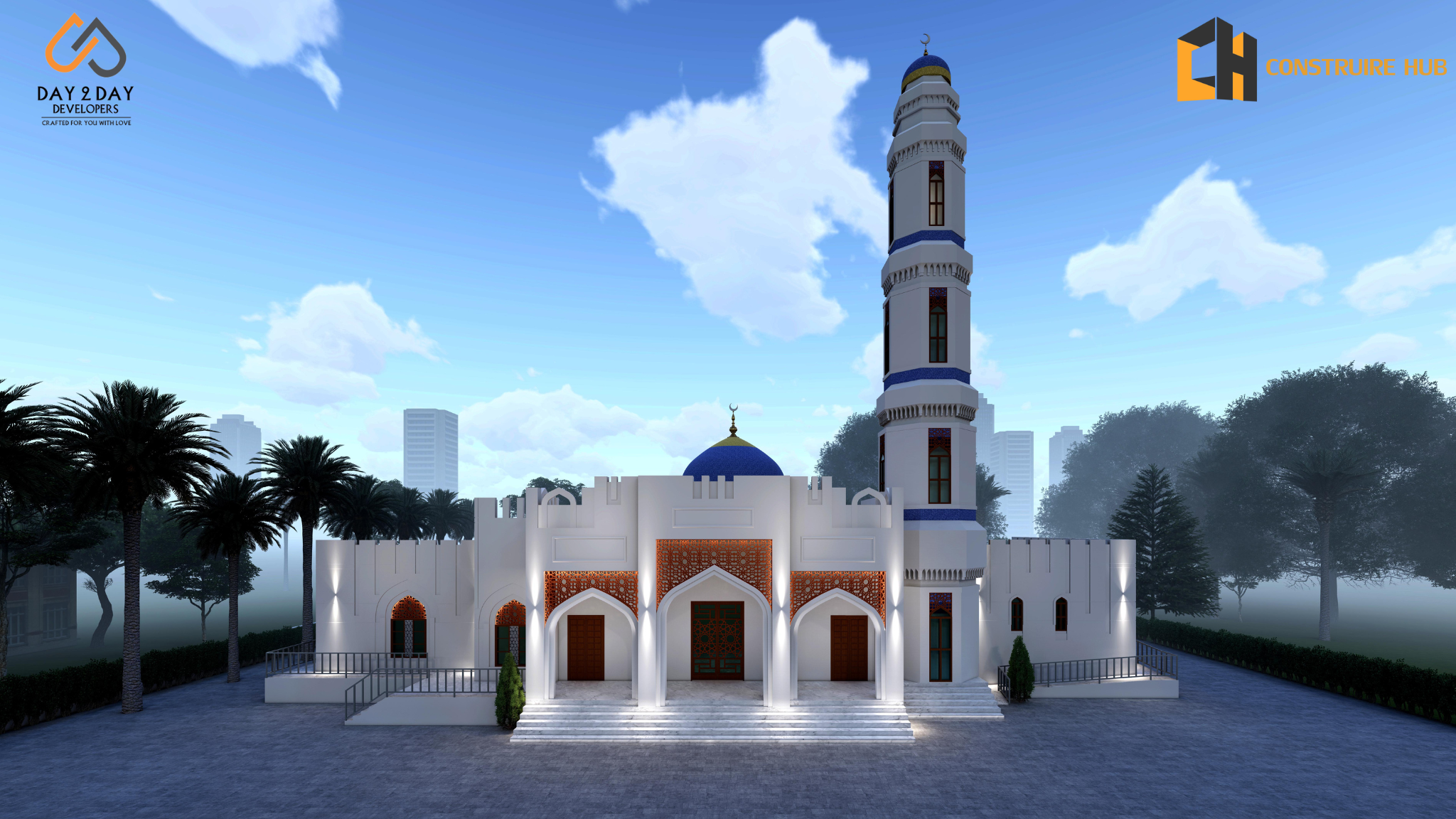 MOSQUE AT S.OF OMAN